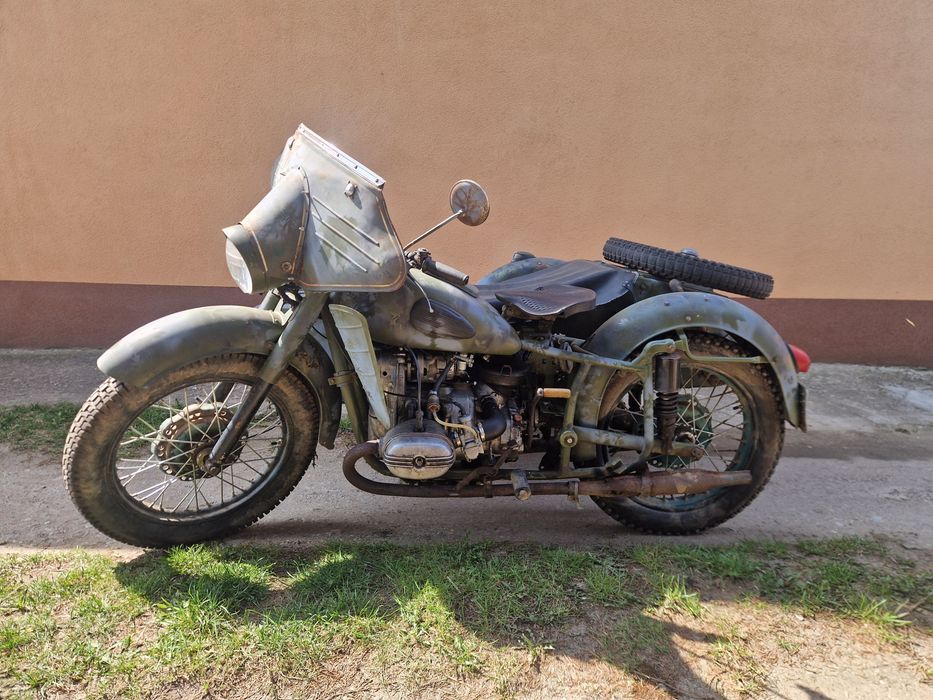 Dniepr/ural z koszem