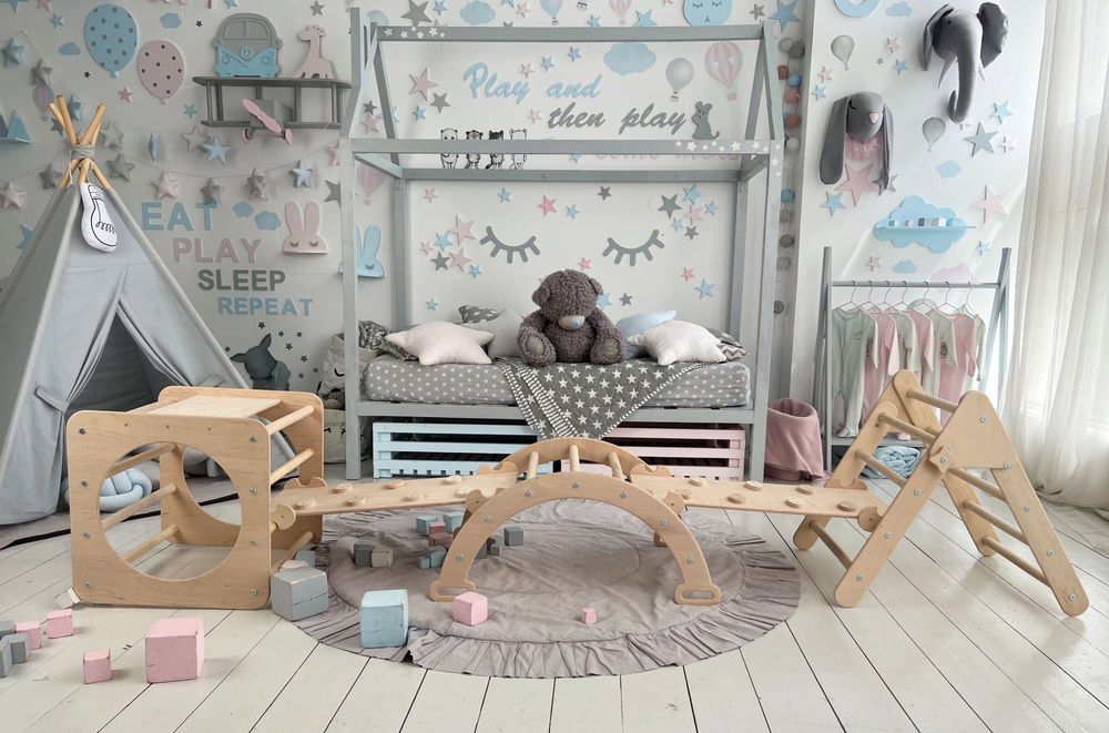 Пиклер трикутник та арку Піклер. Комплекс для малюків + монтесори