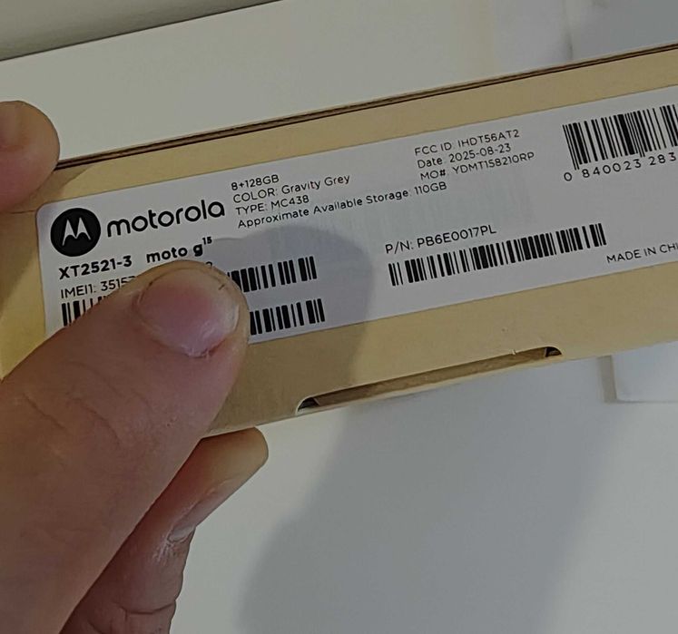 Nowy smartfon Motorola Moto G15 8GB/128 GB 24mce GW + szkło gratis!