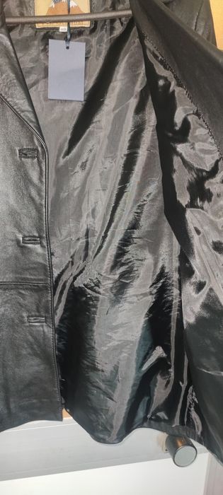 Casaco de pele preto