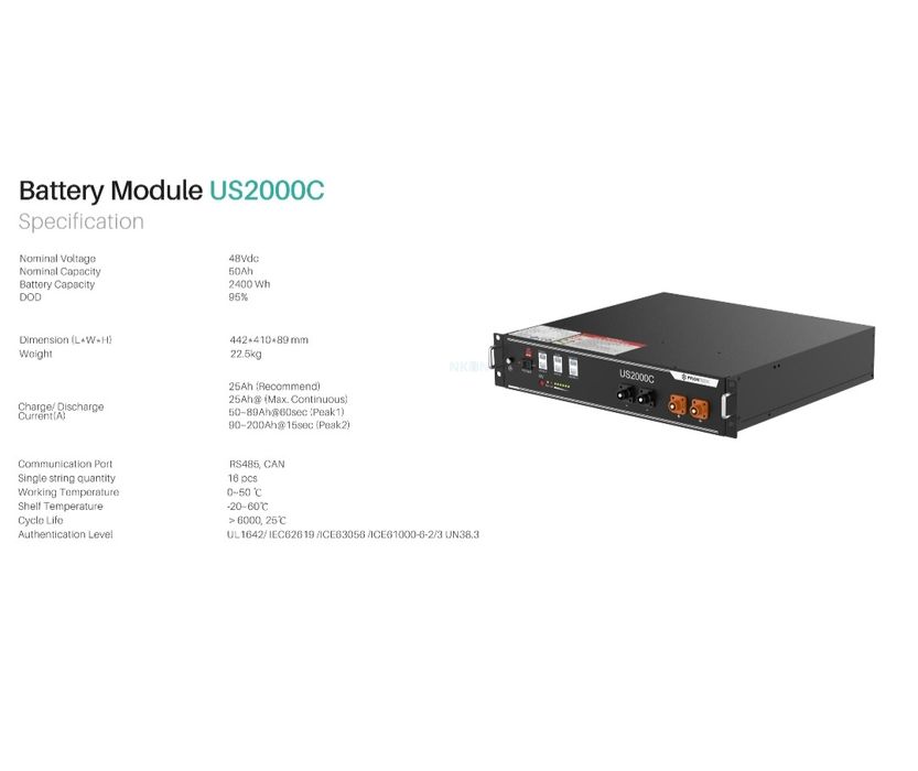 Літій-іонний акумулятор PYLONTECH US2000