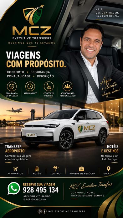 Transfer Aeroporto Algarve | 20% Desconto em Setembro