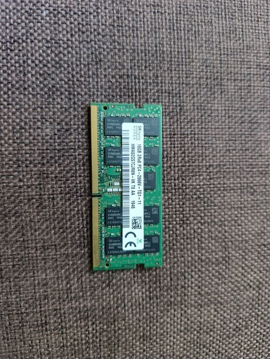 Оперативна пам'ять для ноутбука Hynix DDR4 16GB 2666MHz (HMA82GS7CJR8N-VK)