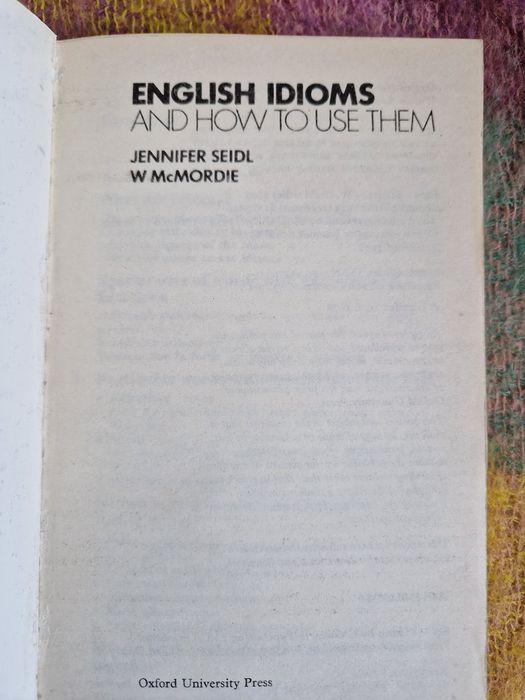 Idiomy angielskie English Idioms podrecznik