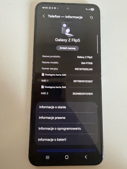 Samsung Z Flip 5 8/512gb Black