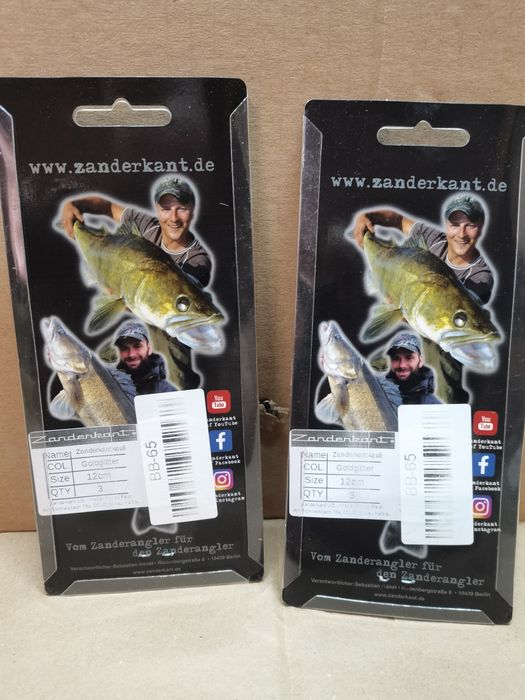 ZANDERKANT - Przynęta wędkarska – gumowe ryby 6szt.