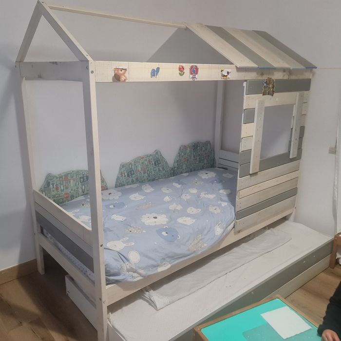 Cama beliche casinha