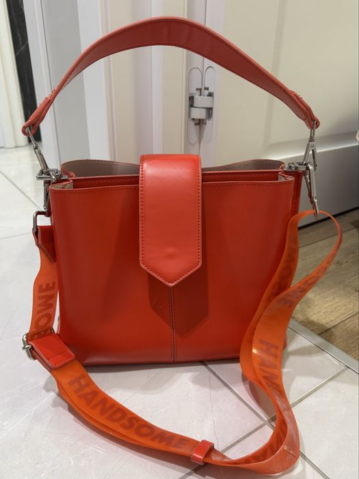 Сумка Zara помаранчева коралова