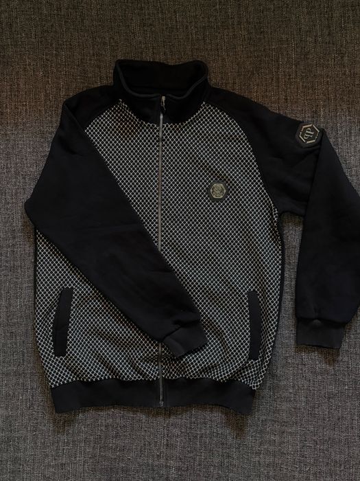Кофта зіпка зіп  олімпійка на замку Philipp Plein xl