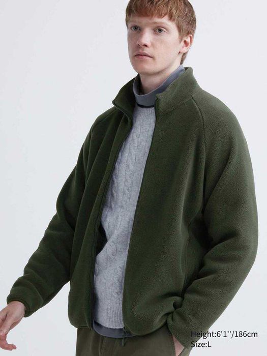 Теплий, мʼякий кардіган на блискавці uniqlo