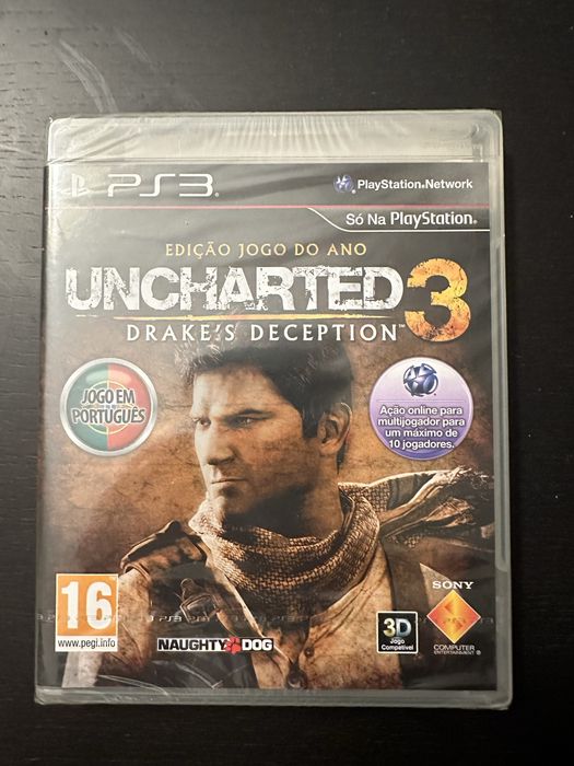 Uncharted 3 Edição Jogo do Ano Novo Selado playstation 3
