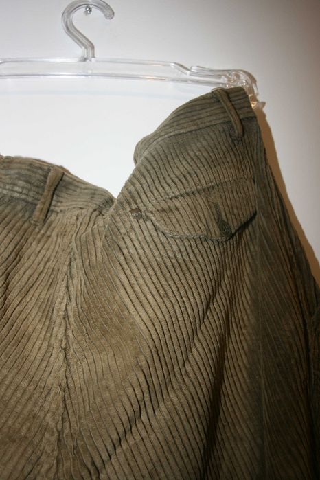 Calças de Bombazine cor Caqui