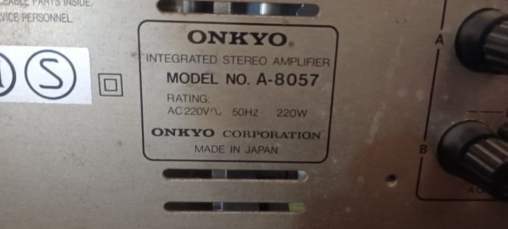 Onkyo Integra A-8057 Amplifier, 2 Channels64171720799233121
