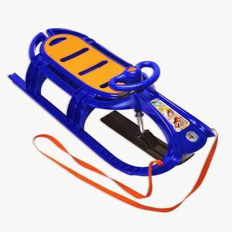 Санки KHW  Snow Tiger de luxe синій