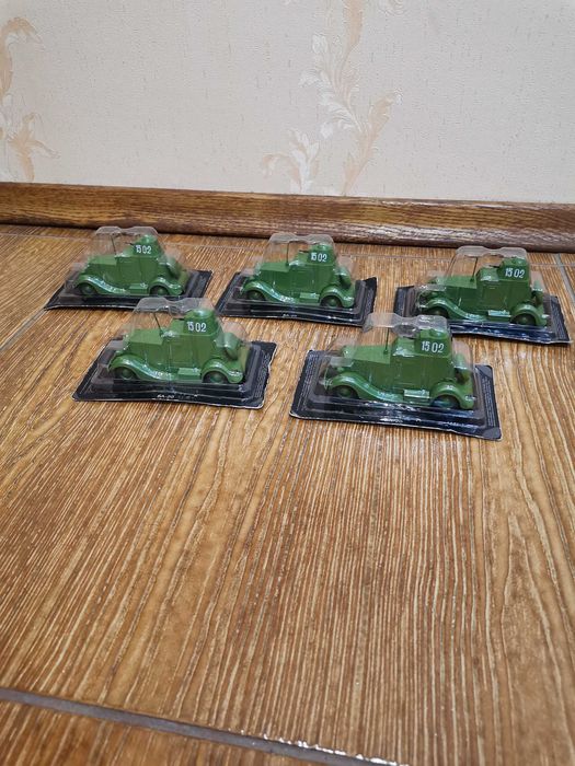 Машинка бронемобиль БА-20 DeAgostini