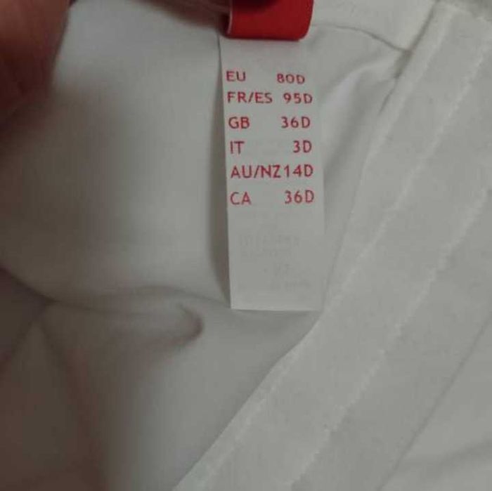 (80D) (36D) Triumph/Biały, ślubny gorset modelujący, jak NOWY