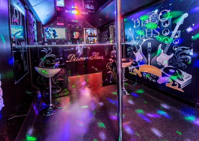 Прокат Disco Bus,Пати Бас,лимузинов, диско автобус,детские праздники