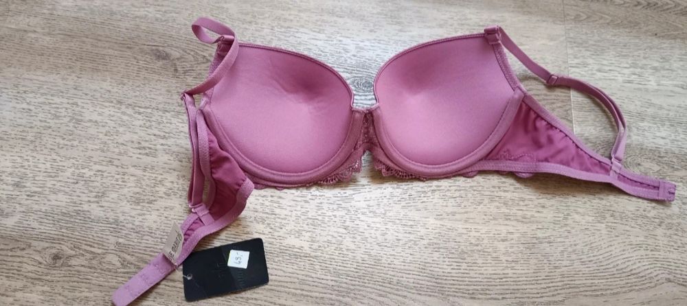 Biustonosz brudny róż 75c push up