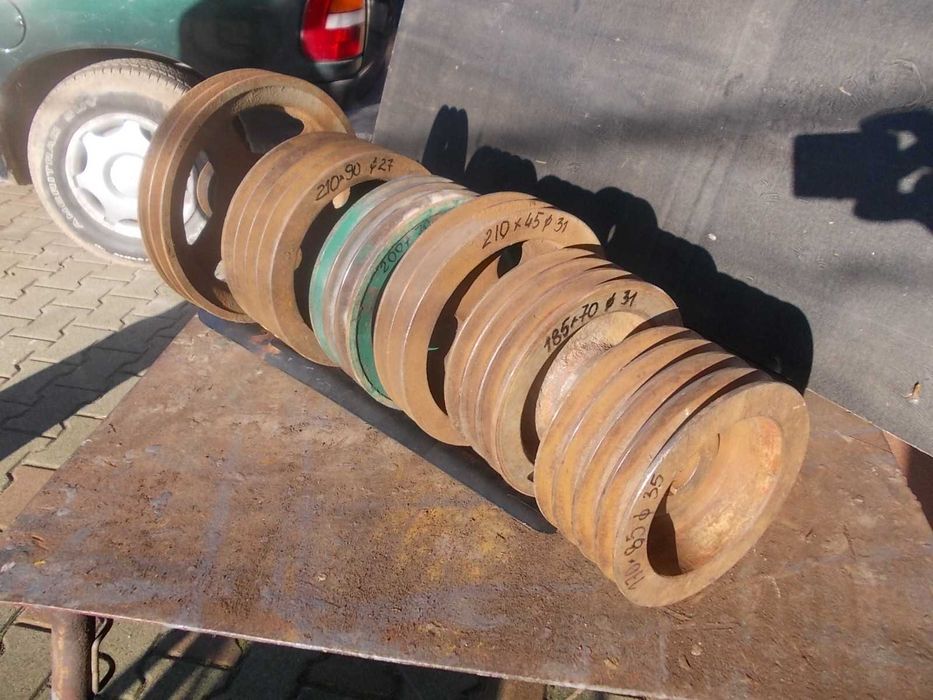 Koła pasowe szajba 185mm, 200mm