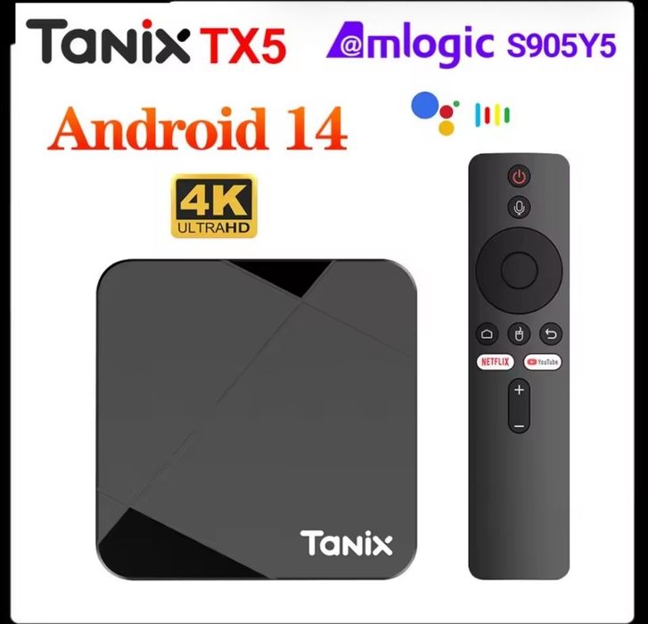 Смарт приставка Tanix TX5 4Гб/32Гб Android 14