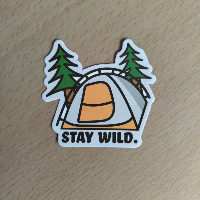 100 Autocolantes Stickers Aventura Campismo Montanha