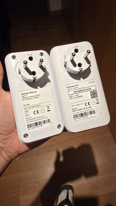 PLC (power line) com extensão de wi-fi