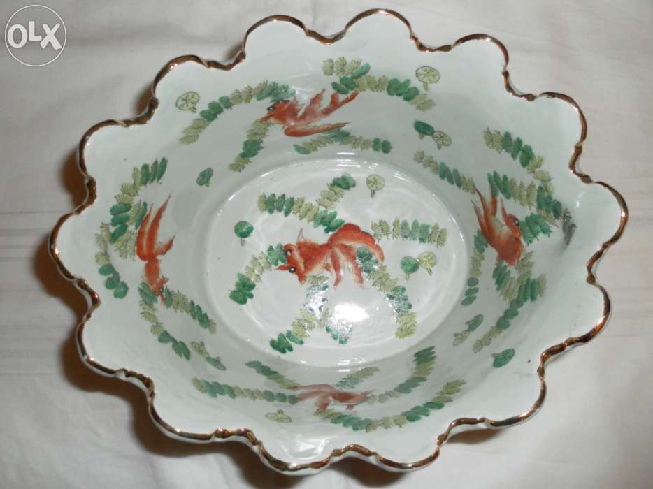 Taça de porcelana - pintado à mão