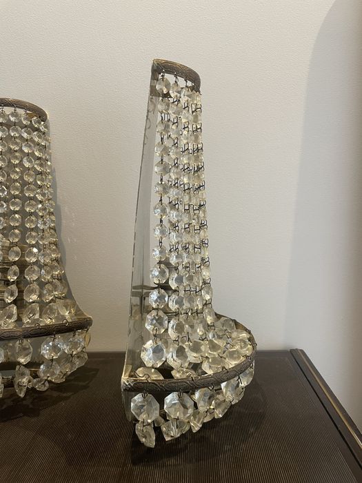 Apliques antigos de cristal