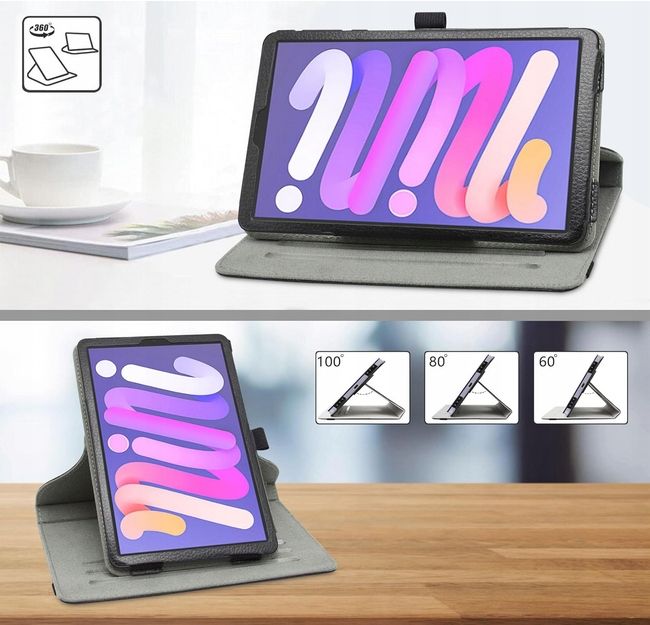 etui na tablet Doogee T20 T20S 10.4 czarne obrotowe