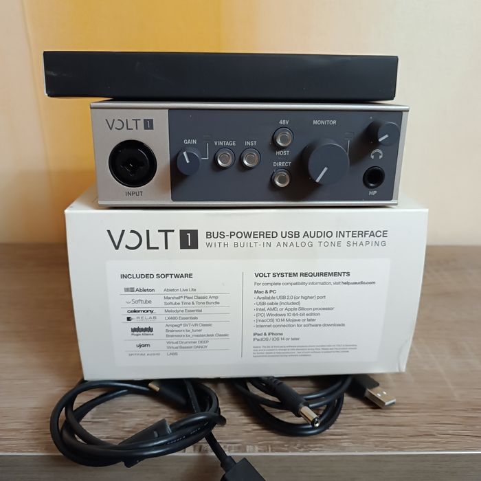 Аудиоинтерфейс Universal Audio Volt 1 звуковая карта