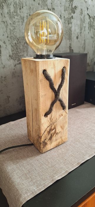 Lampa rustrykana loft (jasna)