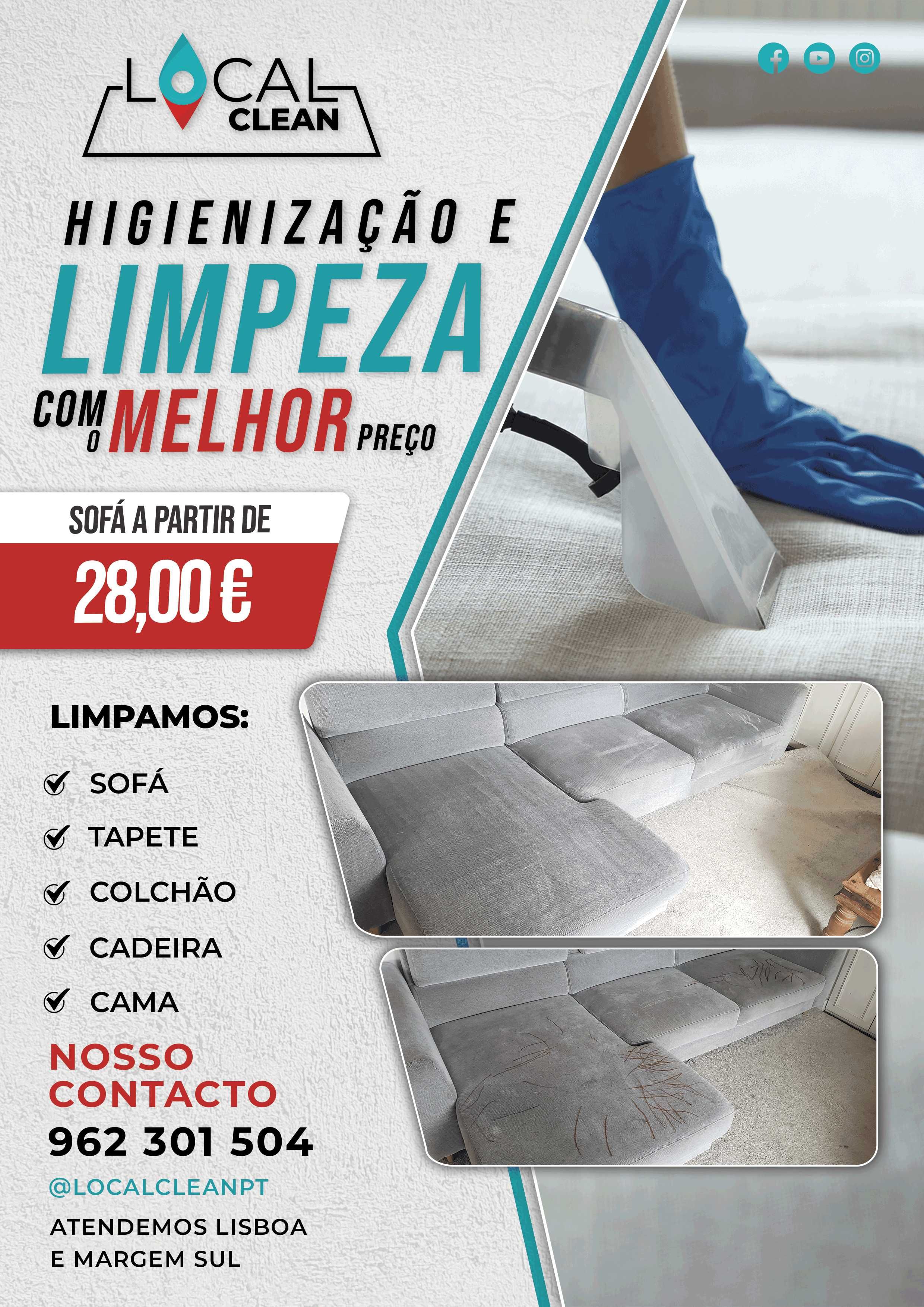 Serviço de Limpeza (Sofá, Colchão, Tapetes e Cadeiras) Alcochete • OLX  Portugal