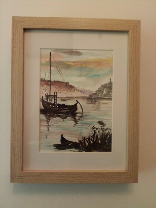 Quadro aguarela 21*30 Novo