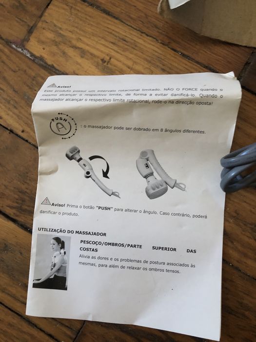 Maquina electrica de nassagem costas e ombros bova