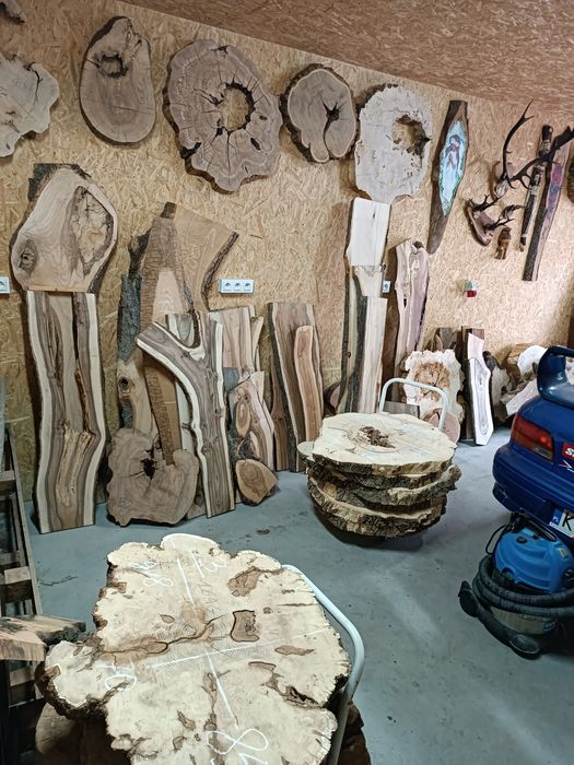 Drewno jabłoń plaster krążki drzewo owocowe śliwa grusza orzech lipa