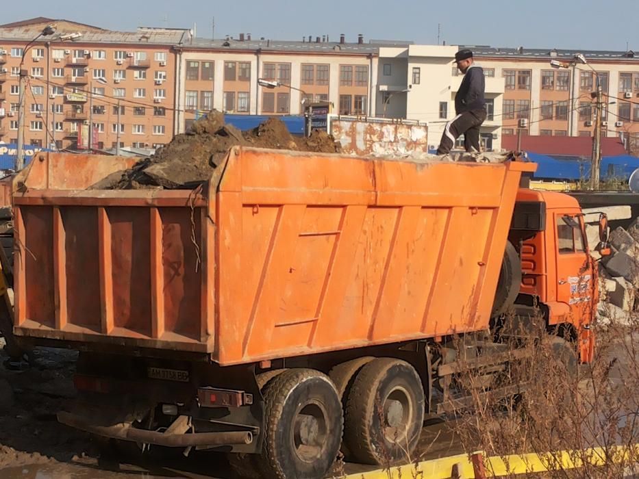 Доставка строительных материалов, доставка песка, щебня, отсева