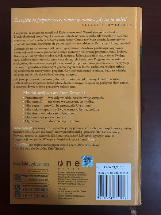 Sekret szczęścia - Carol Kline