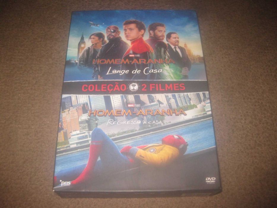 2 Filmes em DVD do "Homem-Aranha" com Tom Holland numa Edição com Box Arquivadora!