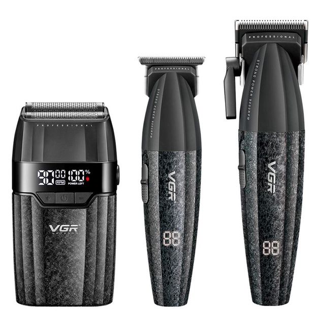 Набір машинок для стрижки VGR 3 в 1, V-640S3 Black