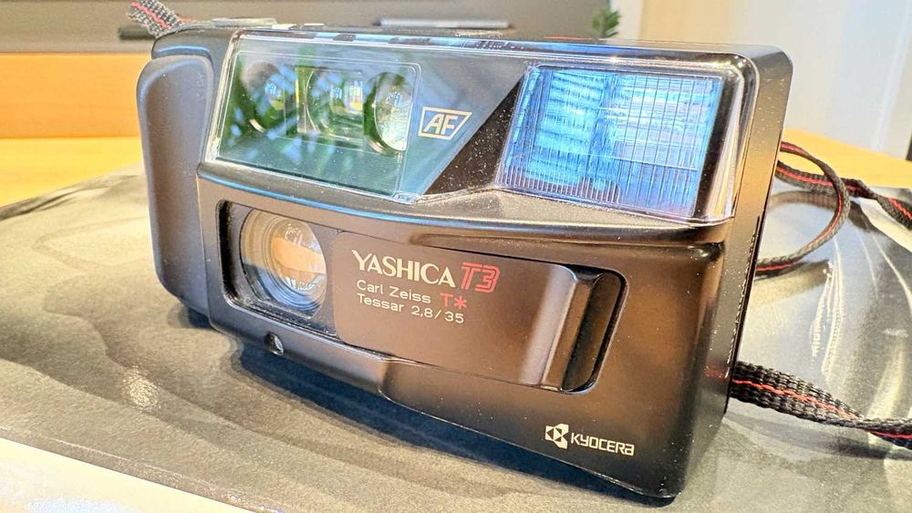 Yashica T3 kultowy kompakt analogowy w stanie KOLEKCJONERSKIM jak Nowy