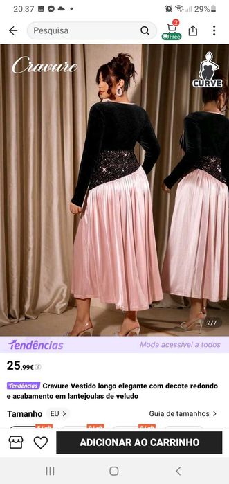 Vestido festa lindo