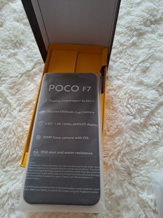 Продам телефон POCO F7 12+6 /512