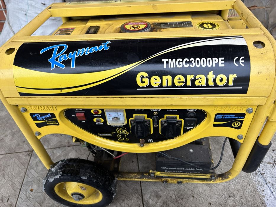 Генератор бензин-газ Raymart TMGC3000PE 3 кВт, электростарт