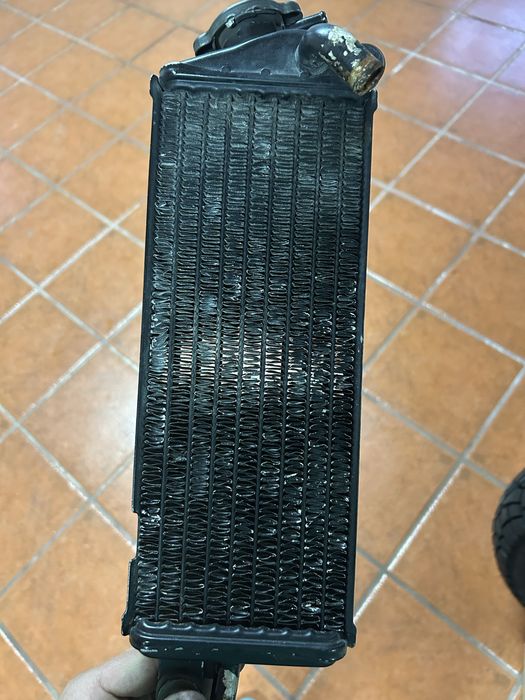 Radiador e balao escqpe origem dtr