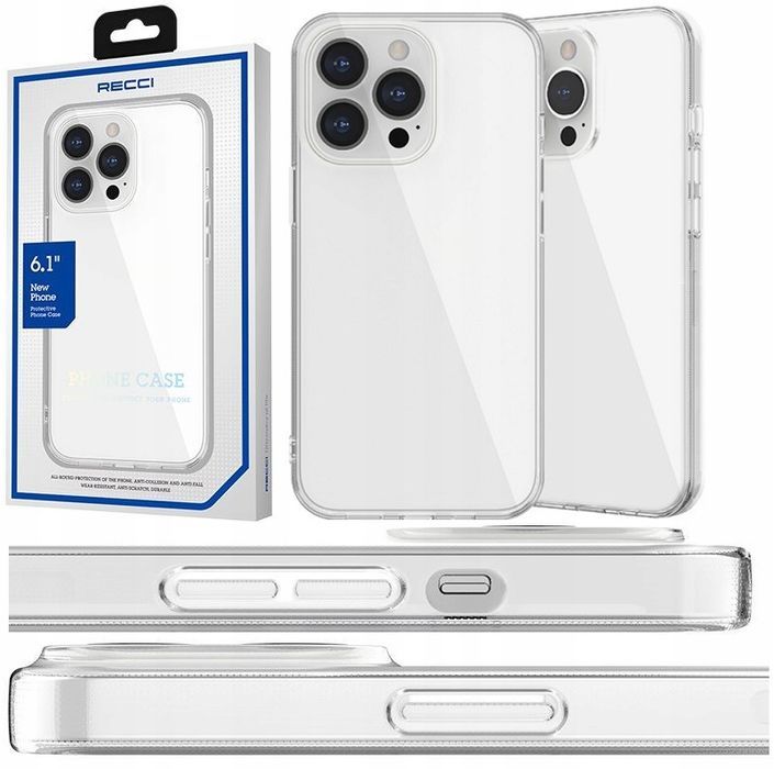 Clear Case Etui Do Iphone 13 Pro Obudowa Silikonowa Ochrona Apartu