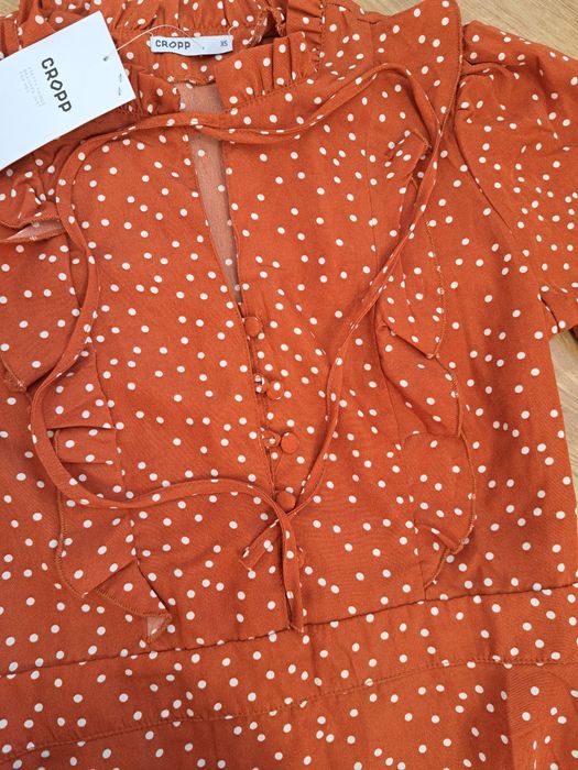 Sukienka w grochy kropki xs