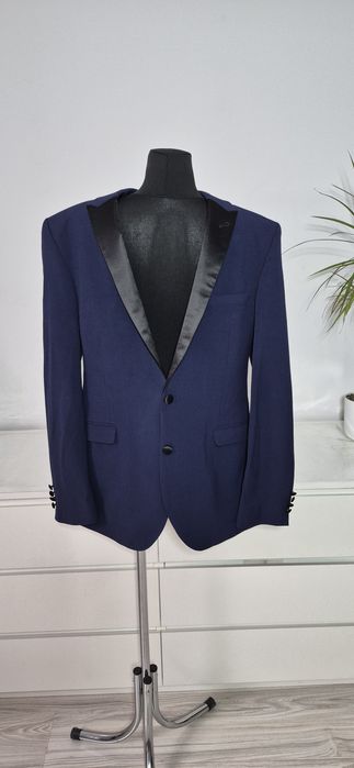 Smoking mesking Granatowy Asos M- L Marynarka meska