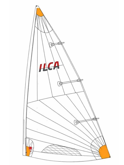 Nowy nieużywany żagiel ILCA 4 MK 2 z listwami