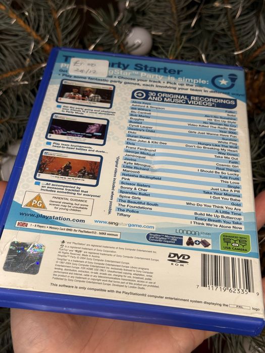 SingStar Party | PlayStation 2 | PS2 | PAL | Wymaga kamery USB