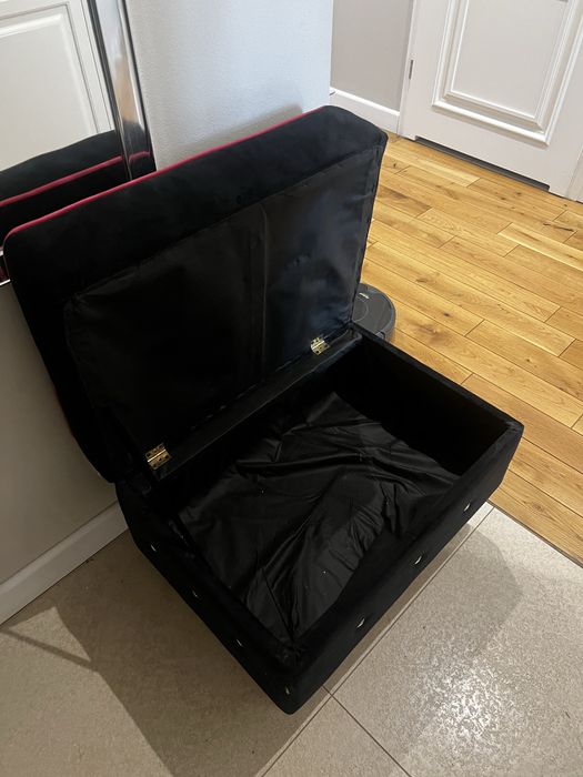 Pufa glamour z schowkiem